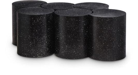 Meridian Furniture - Dimple Black Coffee Table - 6Pc - 99084Black-6C veiw 1