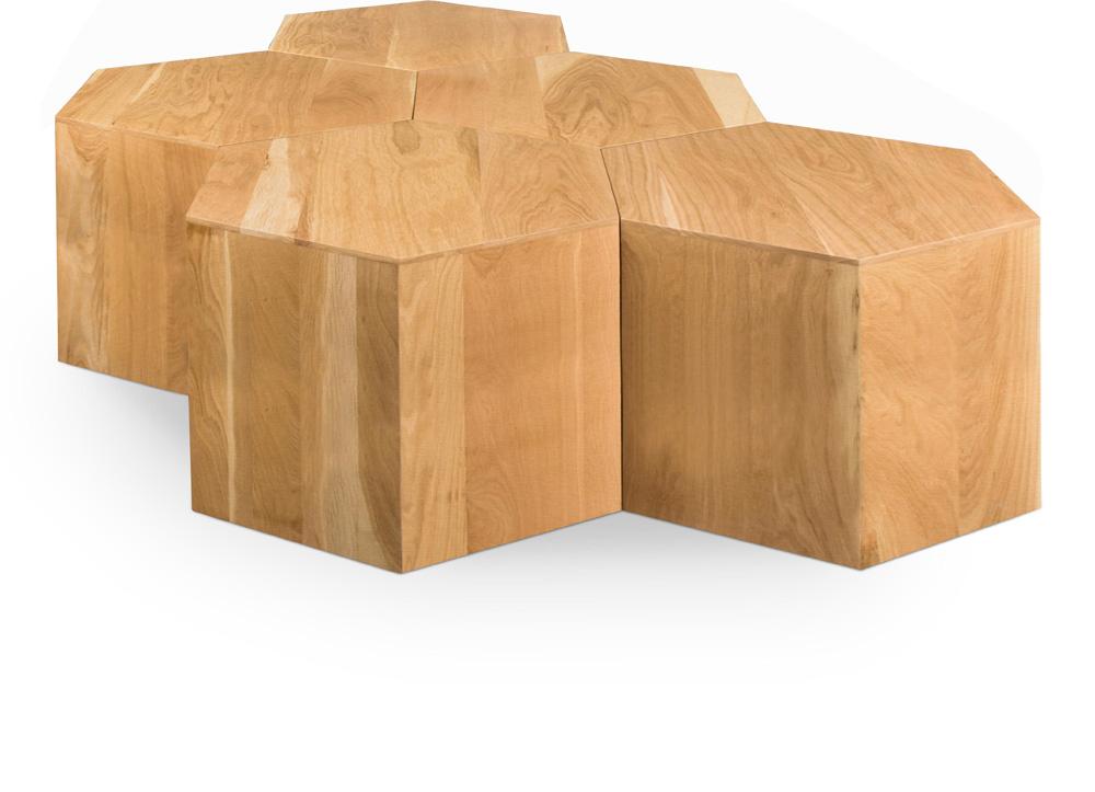 Meridian Furniture - Eternal Natural Coffee Table - 5pc - 261-CT-5PC veiw 1