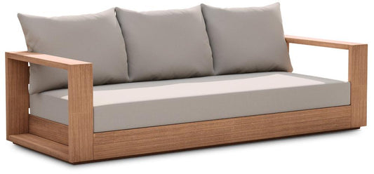 Meridian Furniture - Tulum Grey Water Resistant Fabric Outdoor Sofa - 353Grey-S veiw 1