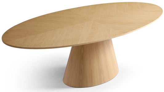 Meridian Furniture - Gavin Natural White Oak Dining Table - 847-T veiw 1