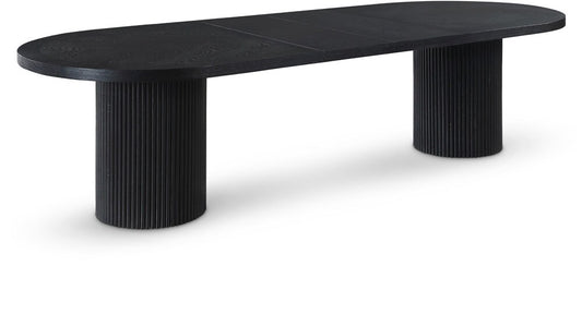 Meridian Furniture - Belinda Black Oak Finish Dining Table - 725Black-T veiw 1
