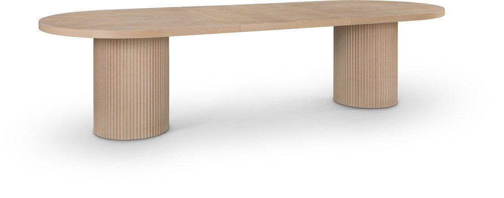 Meridian Furniture - Belinda Natural White Oak Finish Dining Table - 725Oak-T veiw 1