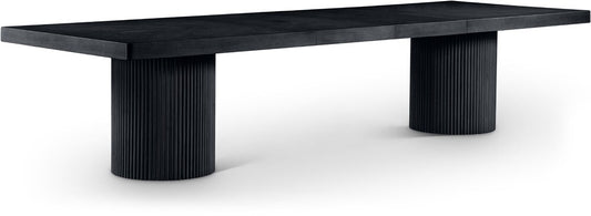 Meridian Furniture - Belinda Black Dining Table - 741Black-T veiw 1