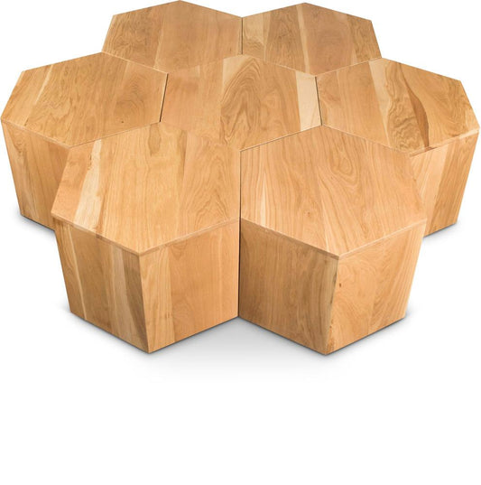 Meridian Furniture - Eternal Natural Coffee Table - 7pc - 261-CT-7PC veiw 1