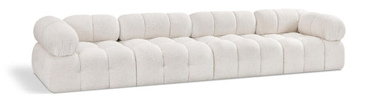Meridian Furniture - Ames Cream Boucle Fabric Modular Sofa - 4Pc - 611Cream-S136A veiw 1