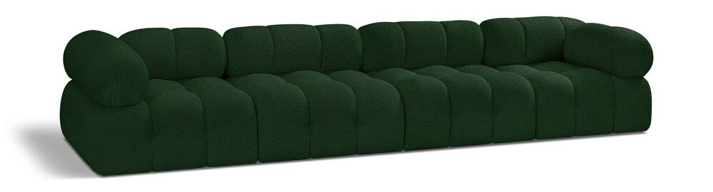 Meridian Furniture - Ames Green Boucle Fabric Modular Sofa - 4Pc - 611Green-S136A veiw 1