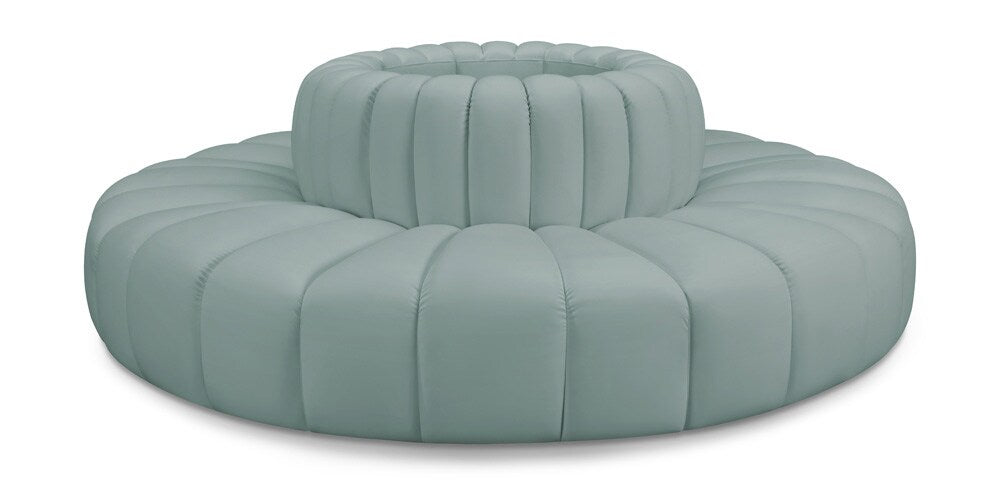 Meridian Furniture - Arc Mint Green Vegan Leather Modular Sofa - 8Pc - 101Mint-S8D veiw 1