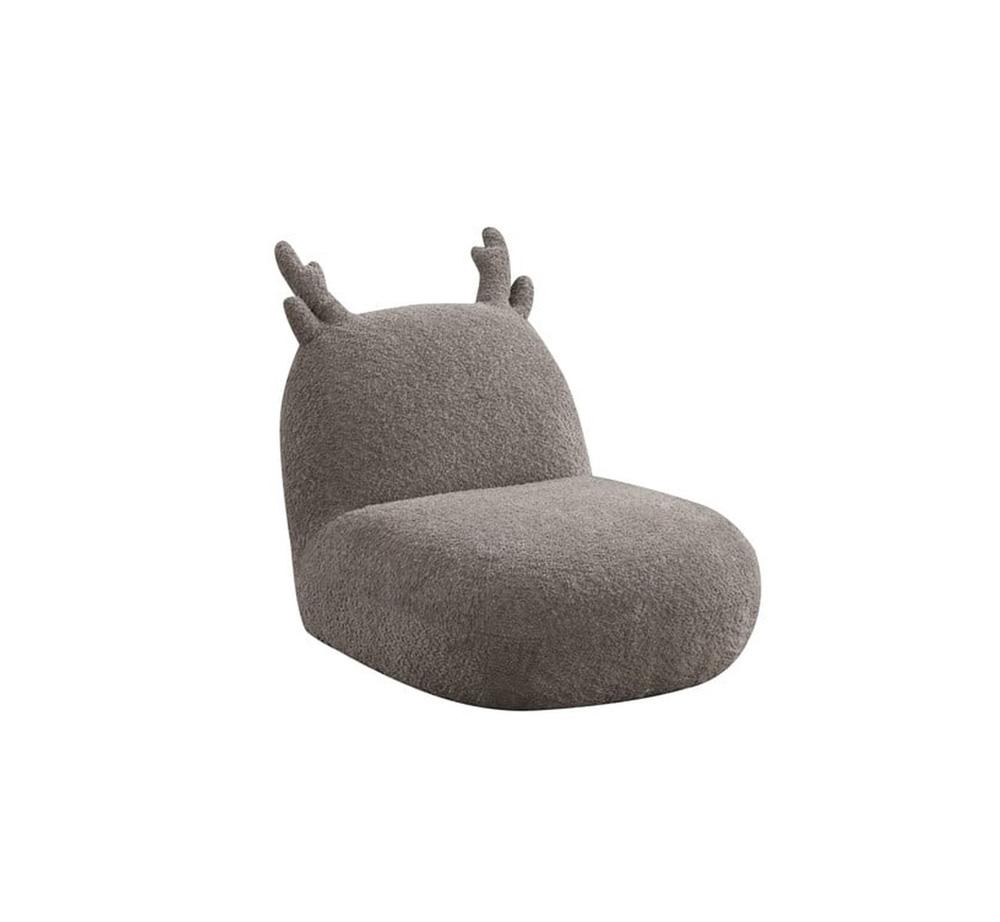 Lilola Home - Weston 21.5inW Brown Chenille Deer-Shaped Kids Chair-88834 veiw 1