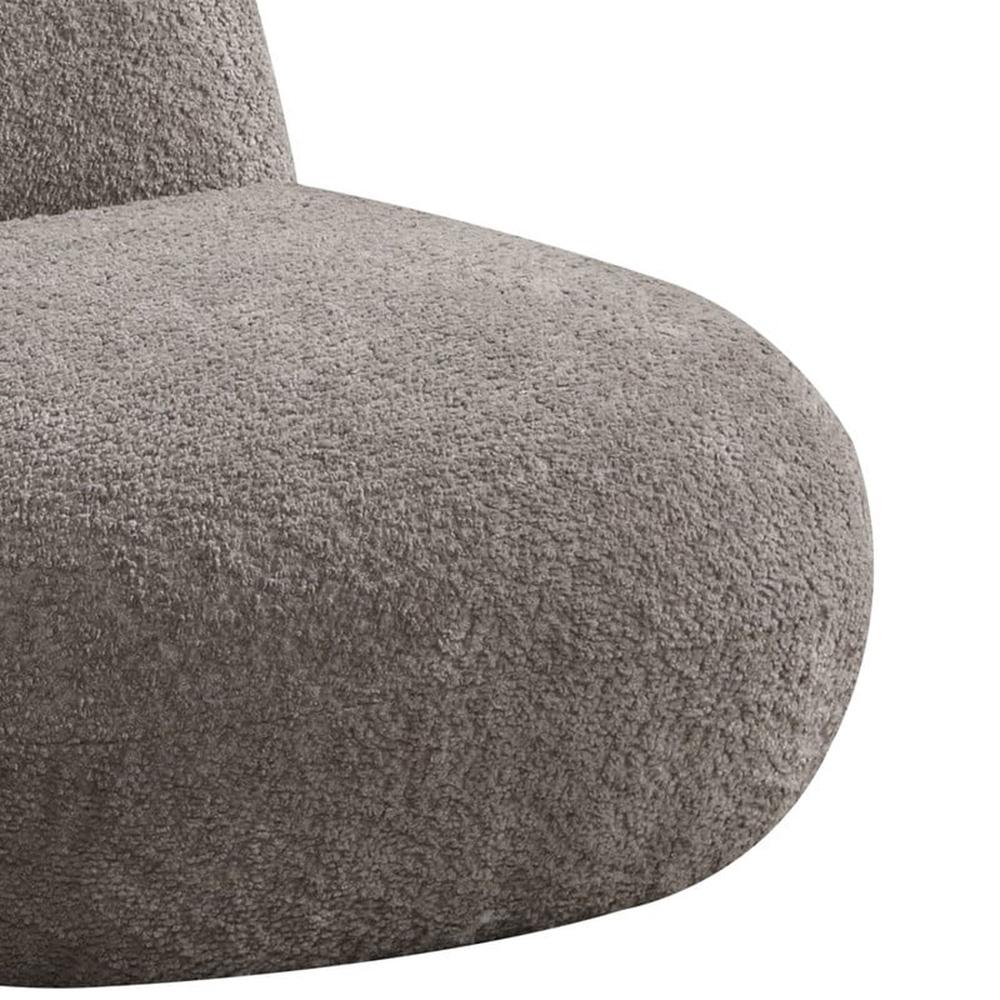 Lilola Home - Weston 21.5inW Brown Chenille Deer-Shaped Kids Chair-88834 veiw 4