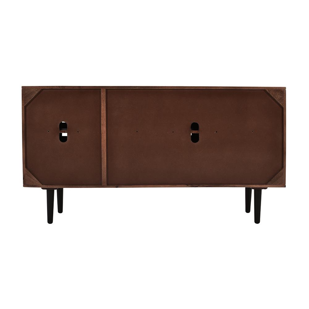 Jofran - Trent 60in Solid Wood Carved Modern Rustic Woven Sideboard Storage Cabinet - 2387-60 veiw 3