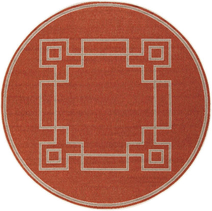 Livabliss - Alfresco 810inx810in Machine Woven Rug - ALF9631-89RD_CLOSEOUT veiw 1