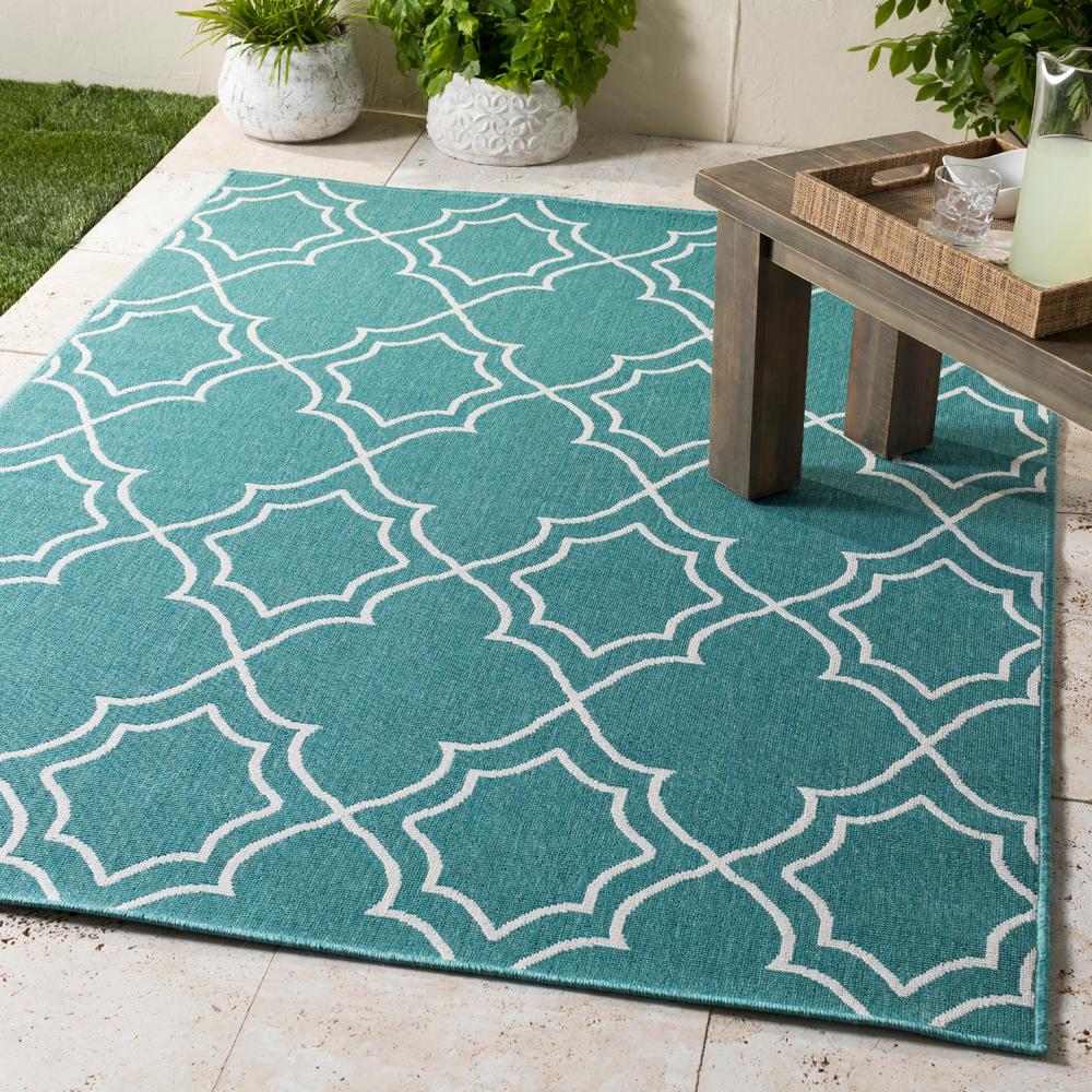 Livabliss - Alfresco 810inx810in Machine Woven Rug - ALF9653-89RD_CLOSEOUT veiw 2
