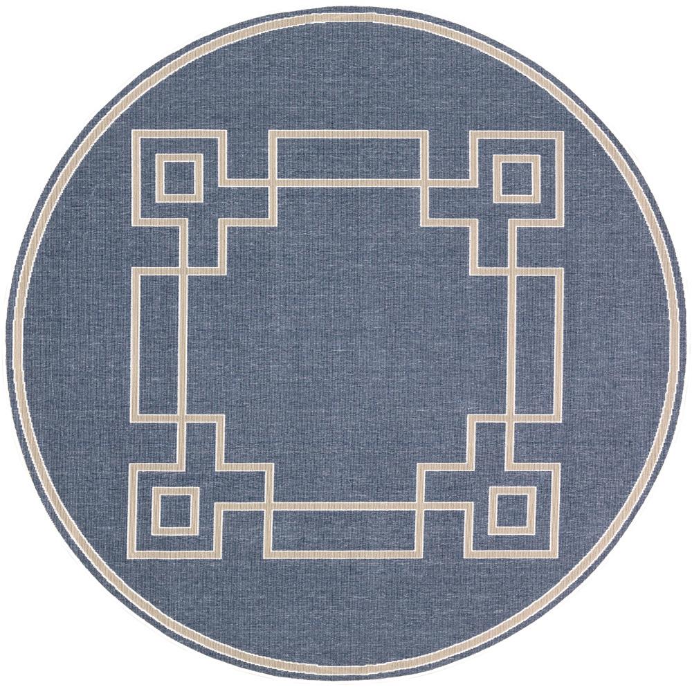Livabliss - Alfresco 53inx53in Machine Woven Rug - ALF9654-53RD_CLOSEOUT veiw 1