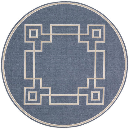 Livabliss - Alfresco 53inx53in Machine Woven Rug - ALF9654-53RD_CLOSEOUT veiw 1