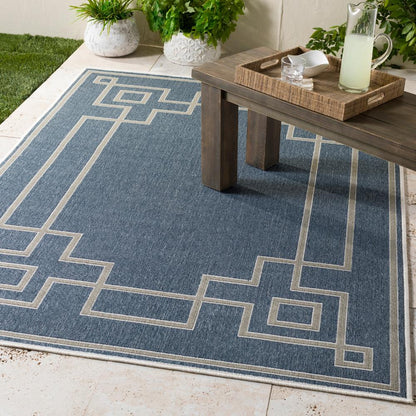 Livabliss - Alfresco 53inx53in Machine Woven Rug - ALF9654-53RD_CLOSEOUT veiw 2