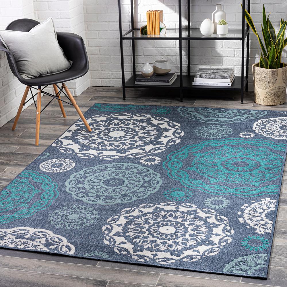 Livabliss - Alfresco 511inx810in Machine Woven Rug - ALF9666-69_CLOSEOUT veiw 2