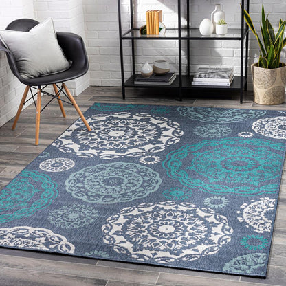 Livabliss - Alfresco 810inx1210in Machine Woven Rug - ALF9666-89129_CLOSEOUT veiw 2