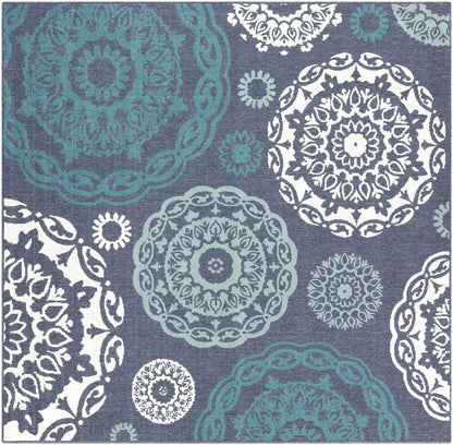 Livabliss - Alfresco 73inx73in Machine Woven Rug - ALF9666-73SQ_CLOSEOUT veiw 1