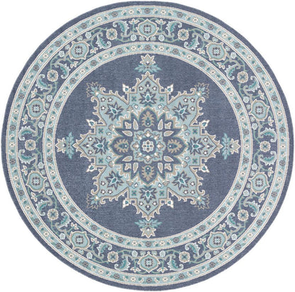 Livabliss - Alfresco 53inx53in Machine Woven Rug - ALF9670-53RD_CLOSEOUT veiw 1