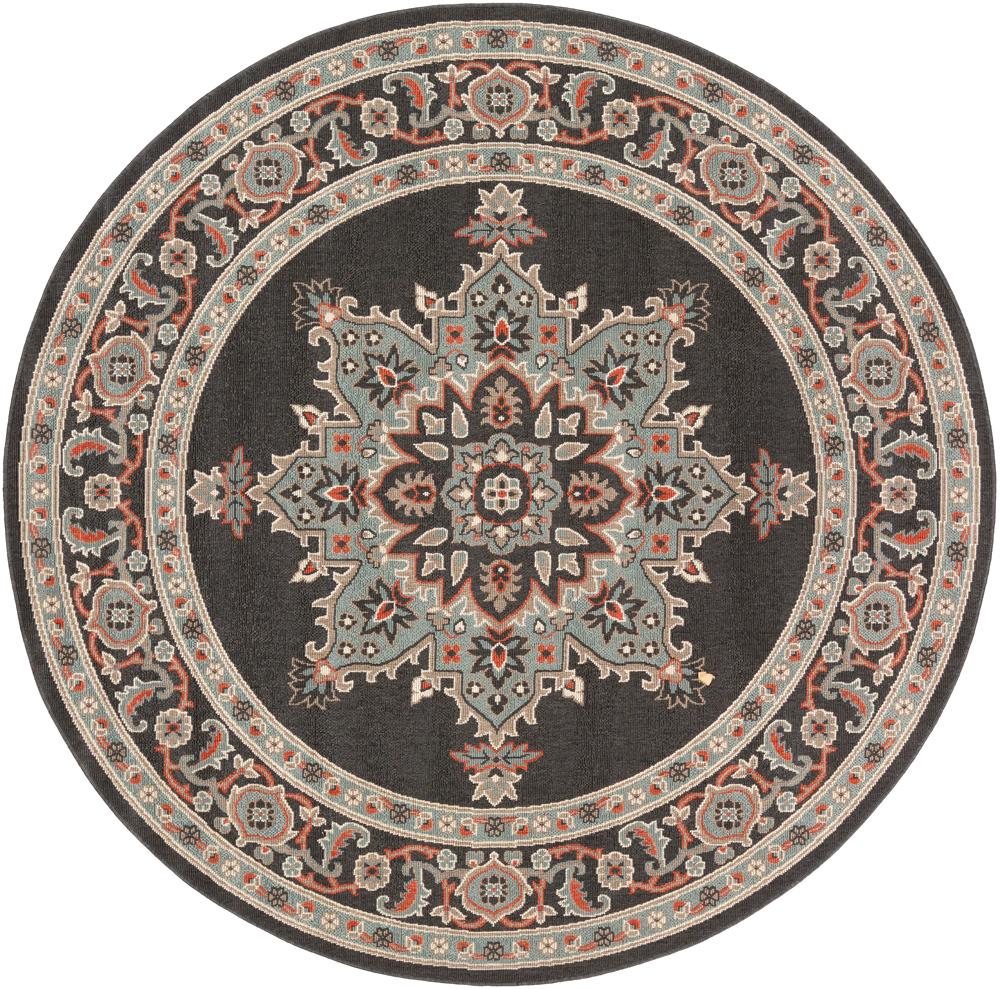 Livabliss - Alfresco 53inx53in Machine Woven Rug - ALF9671-53RD_CLOSEOUT veiw 1