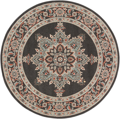 Livabliss - Alfresco 53inx53in Machine Woven Rug - ALF9671-53RD_CLOSEOUT veiw 1