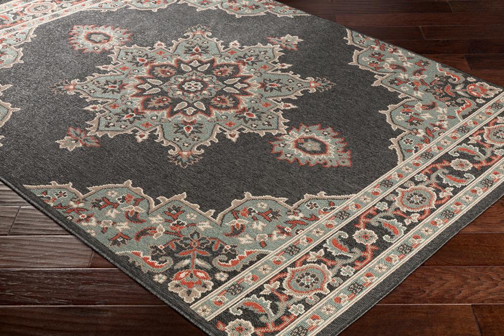 Livabliss - Alfresco 53inx53in Machine Woven Rug - ALF9671-53RD_CLOSEOUT veiw 3