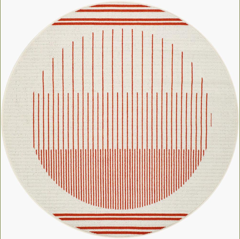 Livabliss - Alfresco 73inx73in Machine Woven Rug - ALF9690-73RD veiw 1