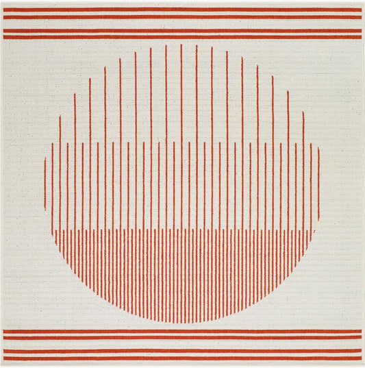 Livabliss - Alfresco 810inx810in Machine Woven Rug - ALF9690-810SQ veiw 1