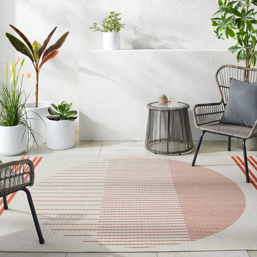Livabliss - Alfresco 810inx810in Machine Woven Rug - ALF9690-810SQ veiw 2