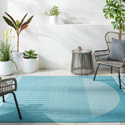 Livabliss - Alfresco 810inx810in Machine Woven Rug - ALF9691-810RD veiw 2