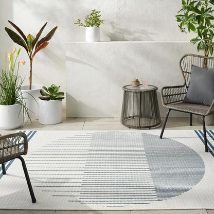 Livabliss - Alfresco 73inx73in Machine Woven Rug - ALF9693-73RD veiw 2