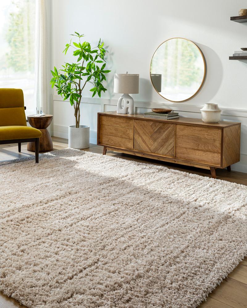 Livabliss - Angora 67inx67in Machine Woven Rug - ANG2301-67RD veiw 2