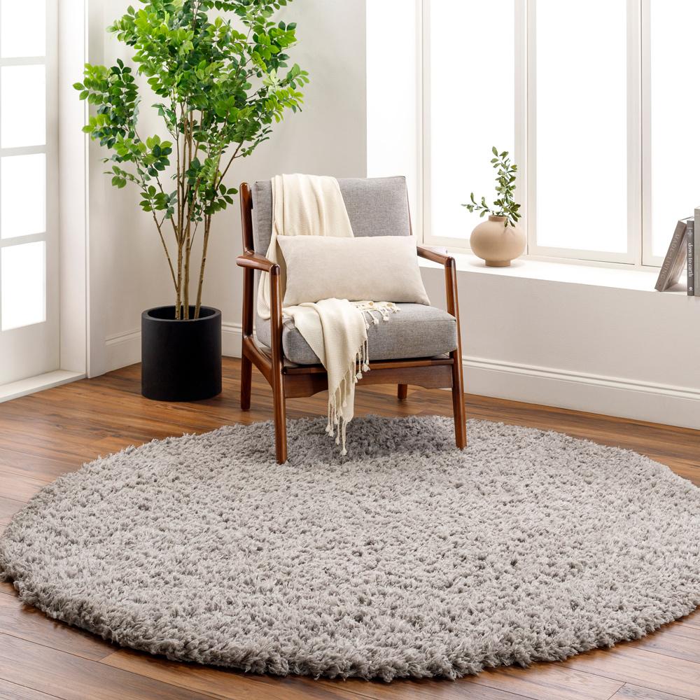 Livabliss - Angora 67inx67in Machine Woven Rug - ANG2302-67RD veiw 2