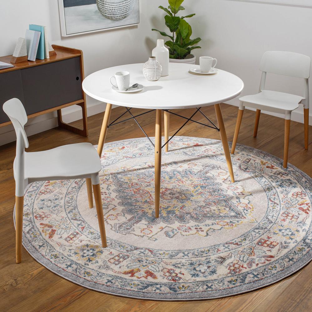Livabliss - Ankara 710inx710in Machine Woven Rug - AKR2300-710RD veiw 2