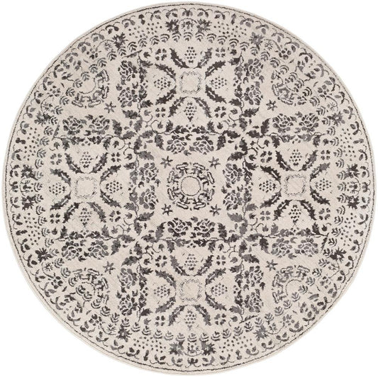 Livabliss - Bahar 53inx53in Machine Woven Rug - BHR2318-53RD veiw 1