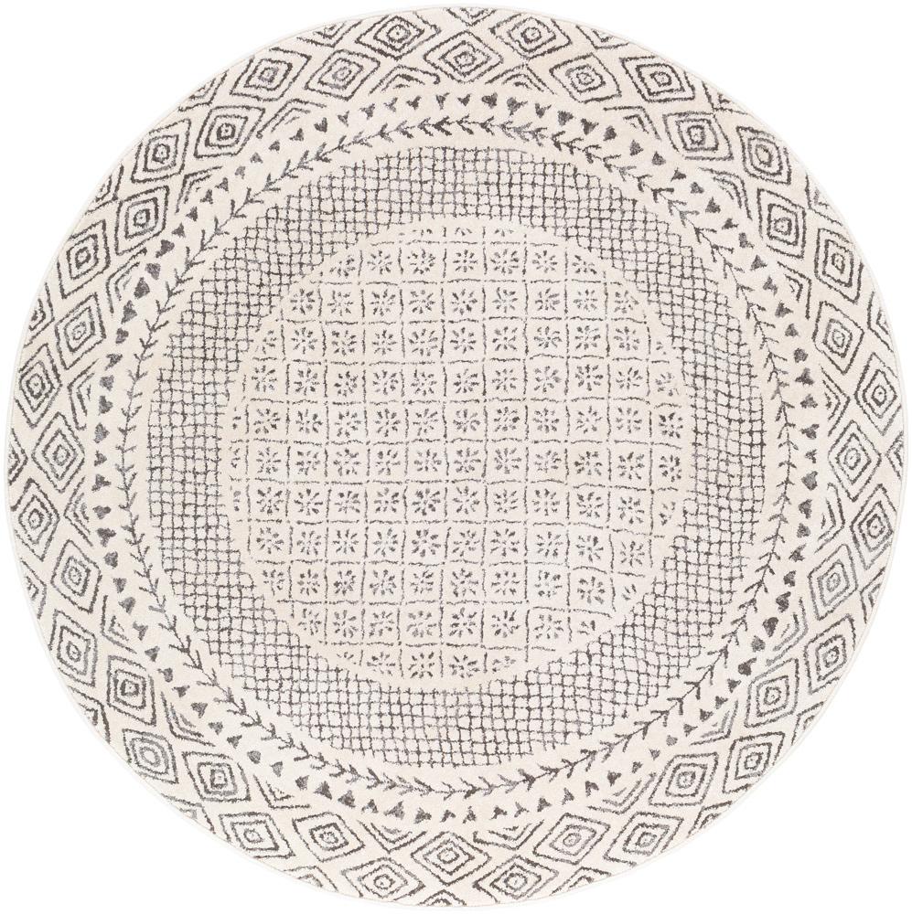 Livabliss - Bahar 53inx53in Machine Woven Rug - BHR2321-53RD veiw 1