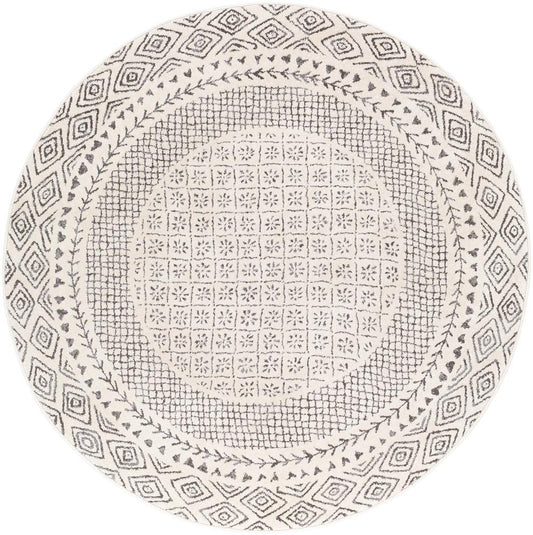 Livabliss - Bahar 53inx53in Machine Woven Rug - BHR2321-53RD veiw 1