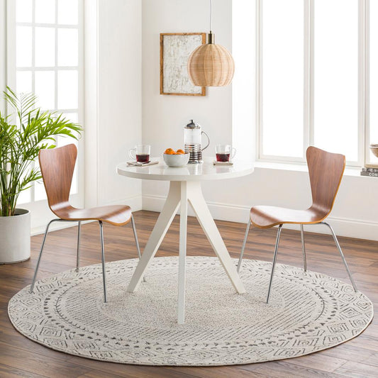 Livabliss - Bahar 53inx53in Machine Woven Rug - BHR2321-53RD veiw 2