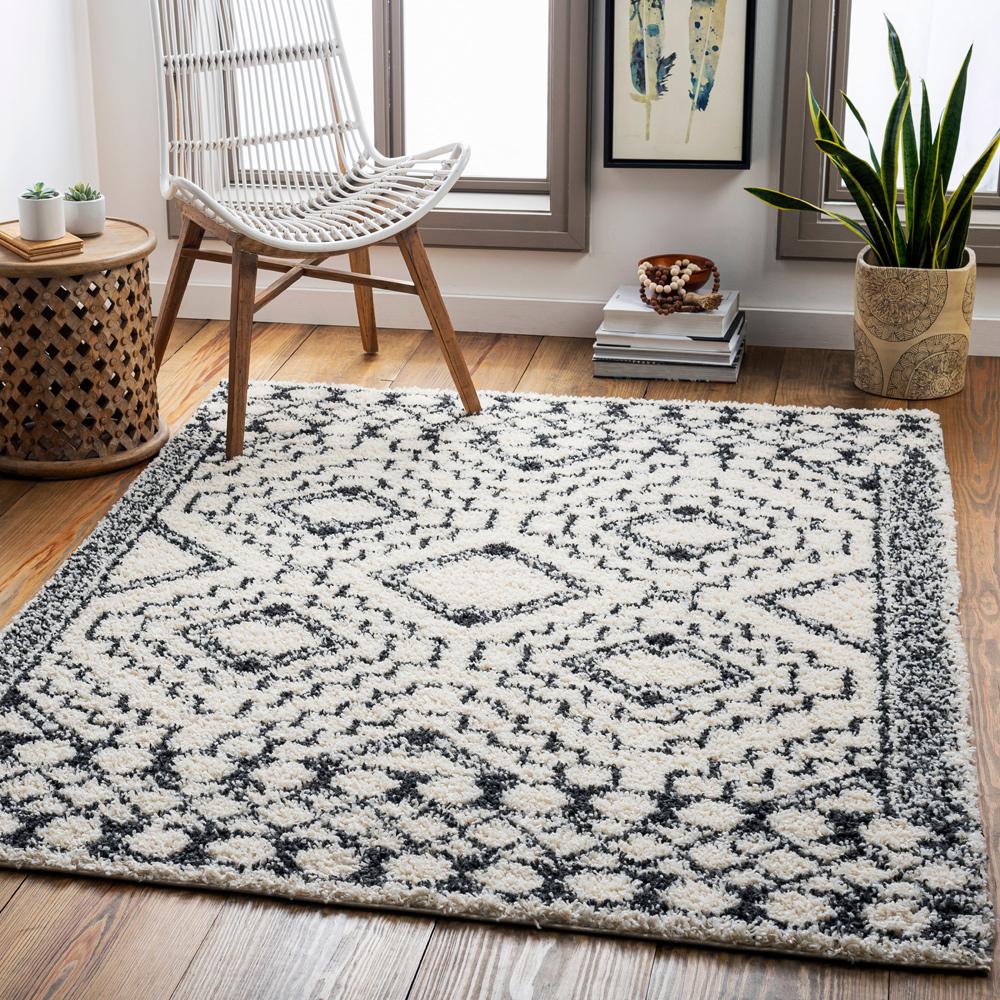 Livabliss - Beni Shag 53inx7 Machine Woven Rug - BSH2300-537 veiw 2