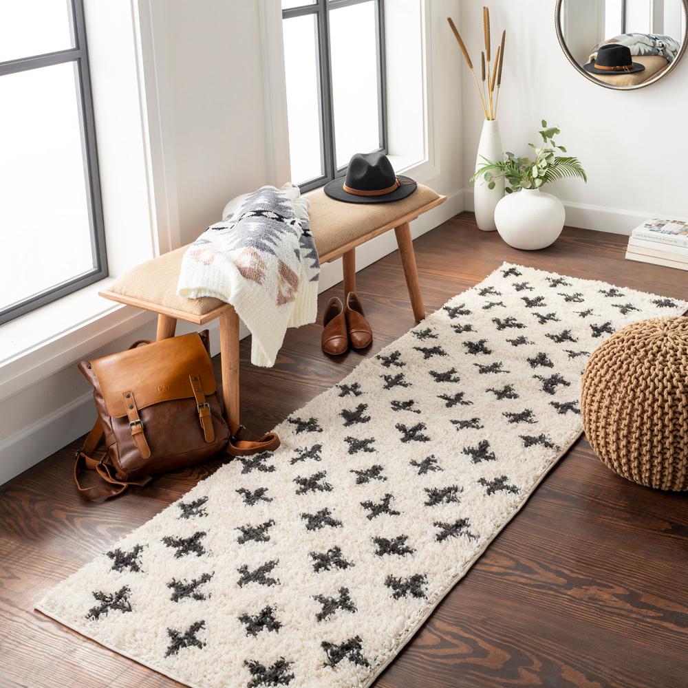 Livabliss - Beni Shag 27inx73in Machine Woven Rug - BSH2304-2773 veiw 2