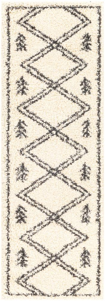 Livabliss - Beni Shag 27inx73in Machine Woven Rug - BSH2315-2773_CLOSEOUT veiw 1