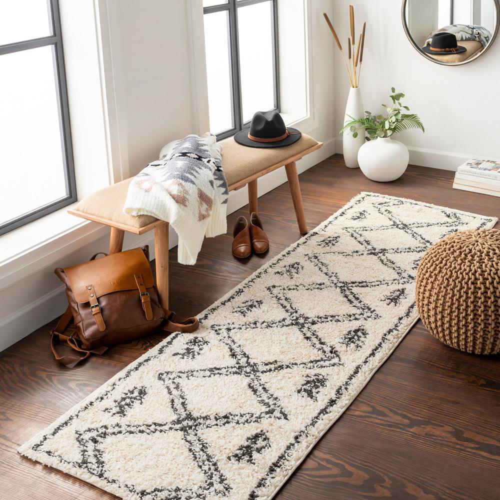 Livabliss - Beni Shag 27inx73in Machine Woven Rug - BSH2315-2773_CLOSEOUT veiw 2