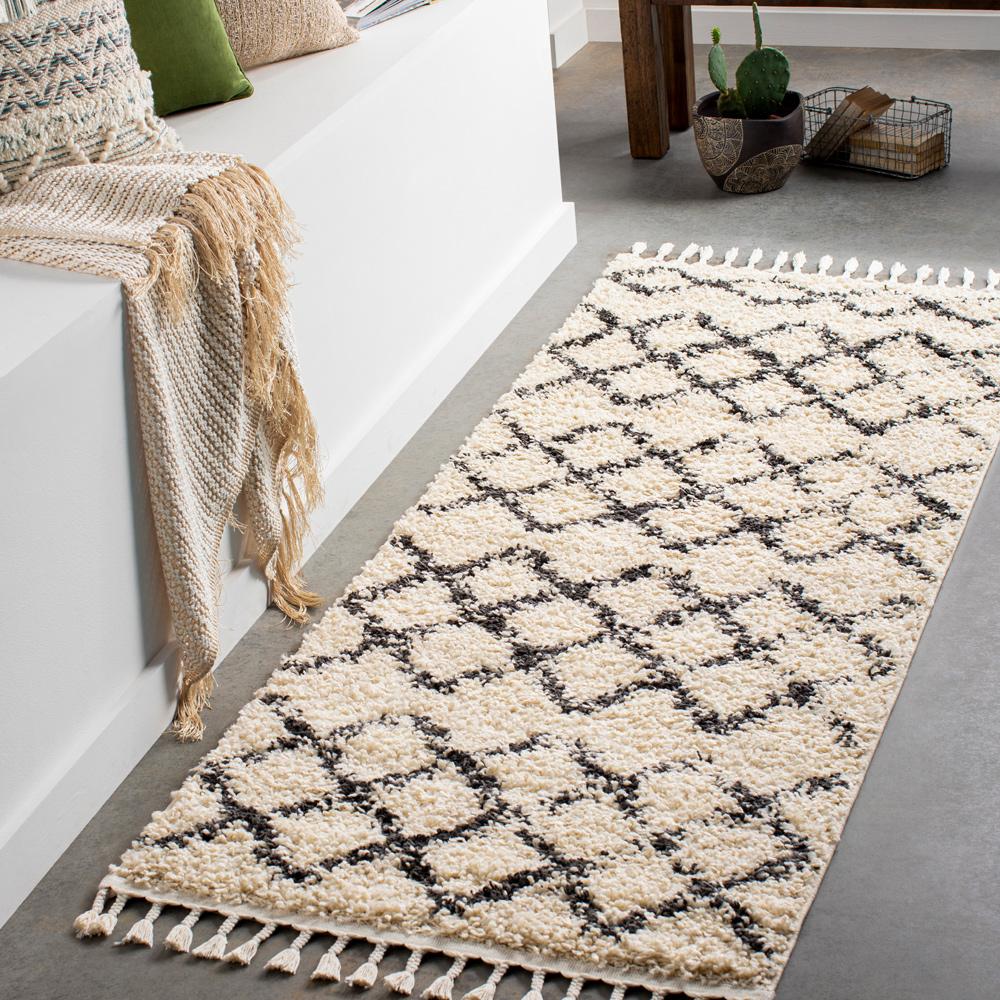 Livabliss - Berber Shag 27inx73in Machine Woven Rug - BBE2300-2773_CLOSEOUT veiw 2