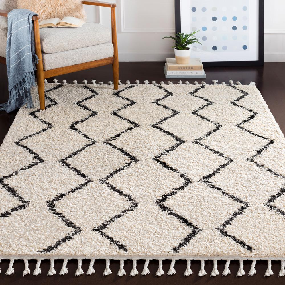 Livabliss - Berber Shag 710inx710in Machine Woven Rug - BBE2303-710SQ veiw 2