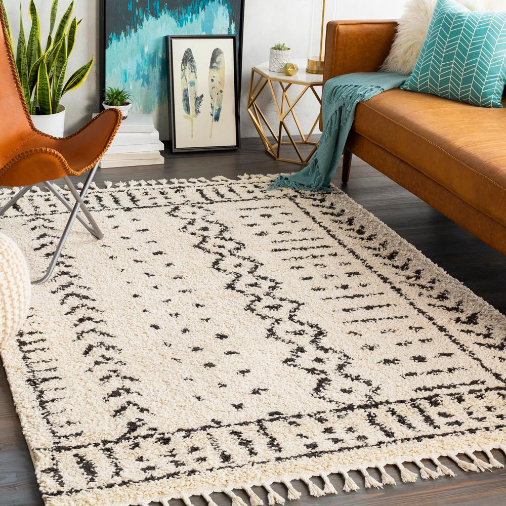 Livabliss - Berber Shag 810inx12 Machine Woven Rug - BBE2311-9212 veiw 2