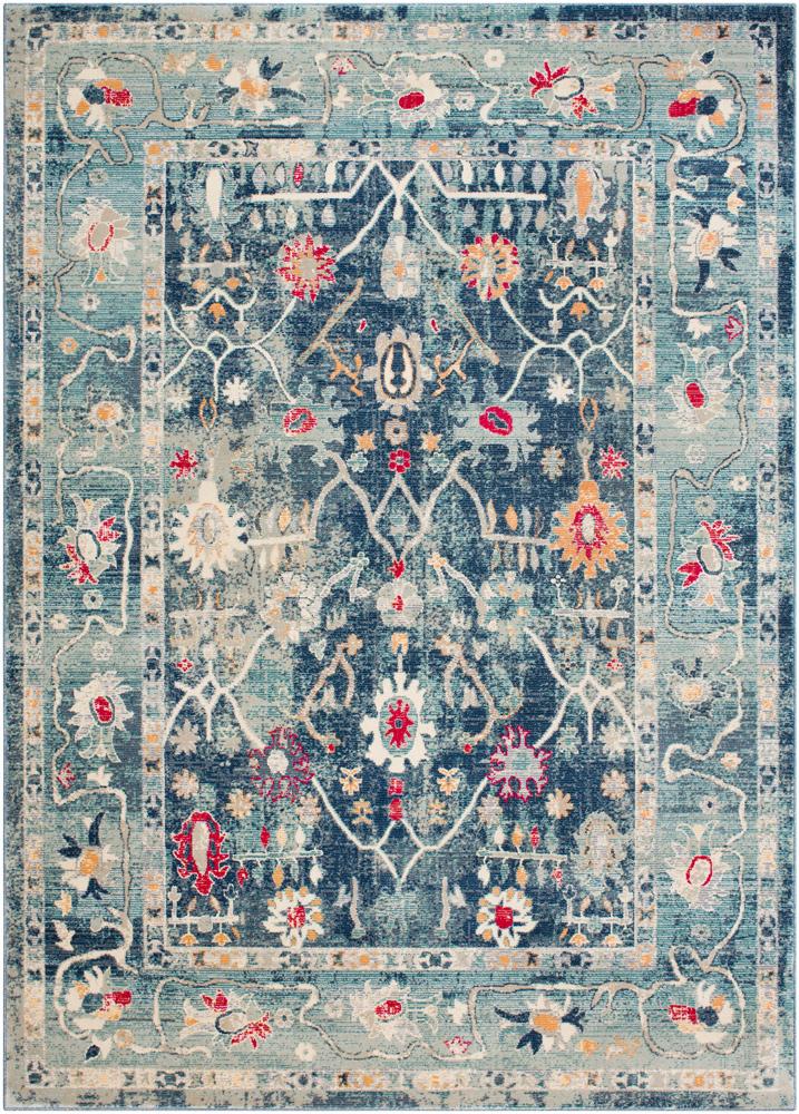 Livabliss - Bohemian 53inx74in Machine Woven Rug - BOM2305-5376_CLOSEOUT veiw 1