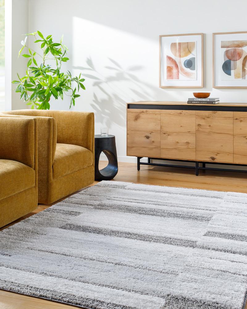 Livabliss - Delight Shag 53inx7 Machine Woven Rug - DEL2308-537 veiw 2