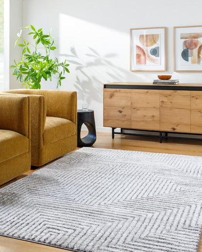 Livabliss - Delight Shag 53inx7 Machine Woven Rug - DEL2309-537 veiw 2