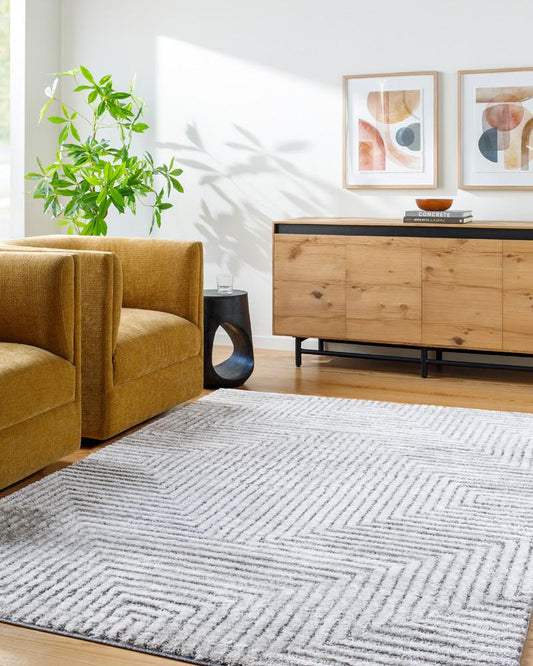 Livabliss - Delight Shag 53inx7 Machine Woven Rug - DEL2309-537 veiw 2