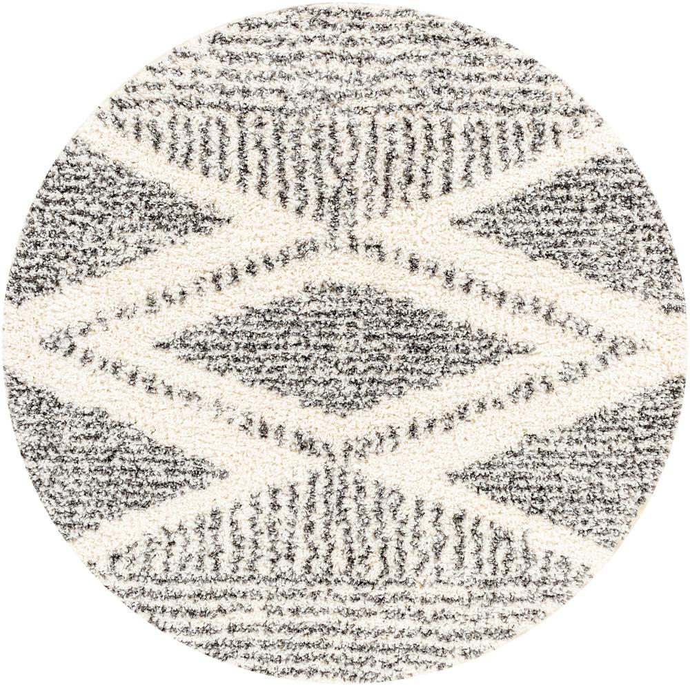 Livabliss - Deluxe Shag 53inx53in Machine Woven Rug - DXS2309-53RD veiw 1